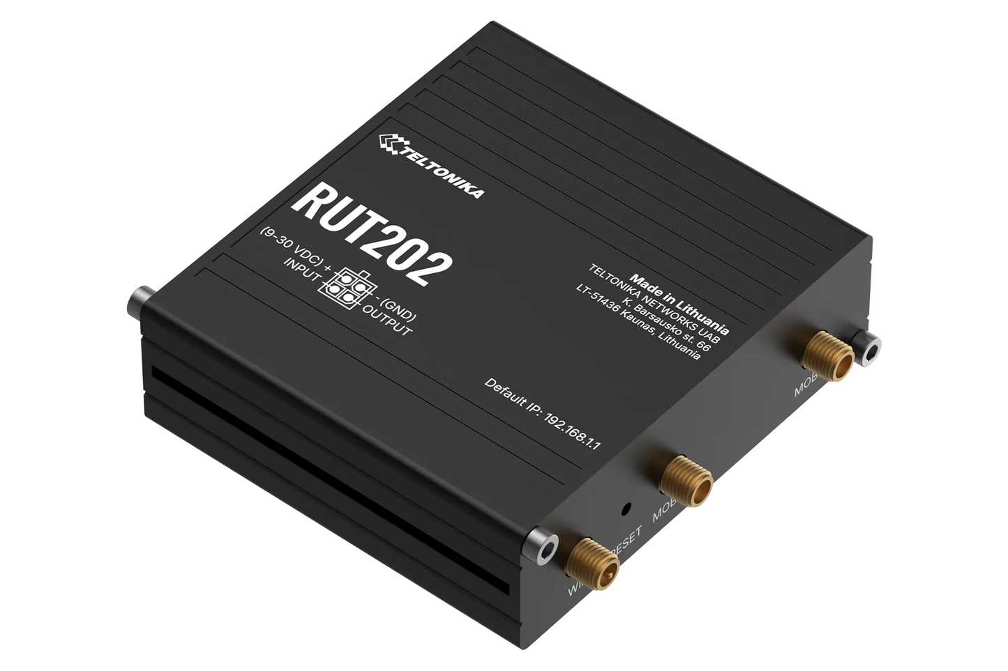 Teltonika 4G/LTE WiFi 4 Industrial Cellular Router | RUT202