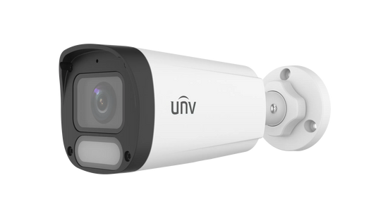 Uniview UNV 4MP Owlview Wise-ISP Fixed Warm Light Bullet IP Camera 4mm | IPC2314LE-ADF40K-WP-L