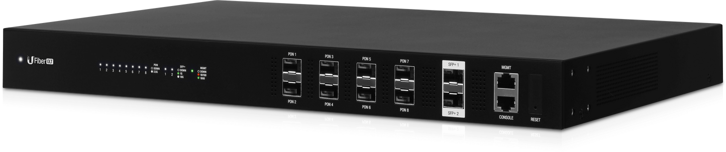 Ubiquiti UISP – UFiber GPON OLT Headend 8 Port OLT + 2 x SFP+ ports