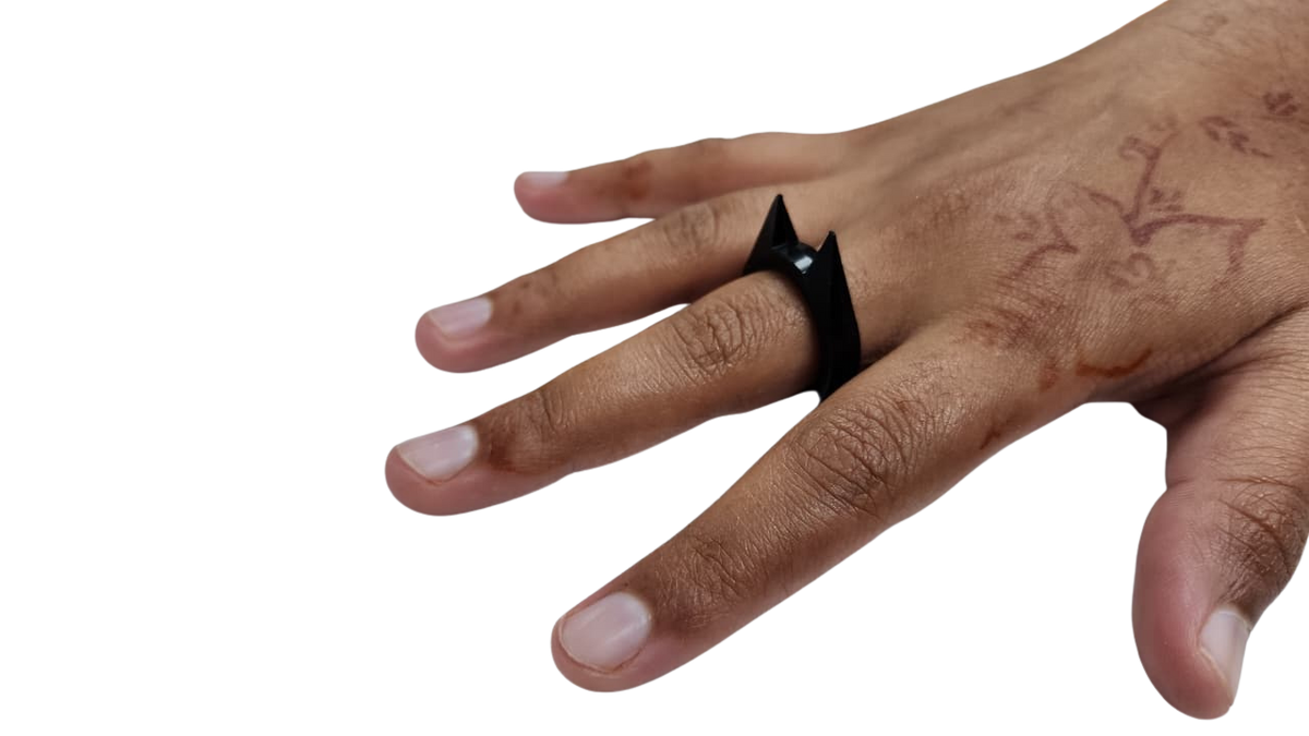 FAS7-5 Cat Ear Self Defence Ring
