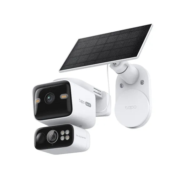 TP-Link Tapo 2K Dual-Lens Pan/Tilt Solar Wi-Fi Security Camera Kit | C645D-KIT