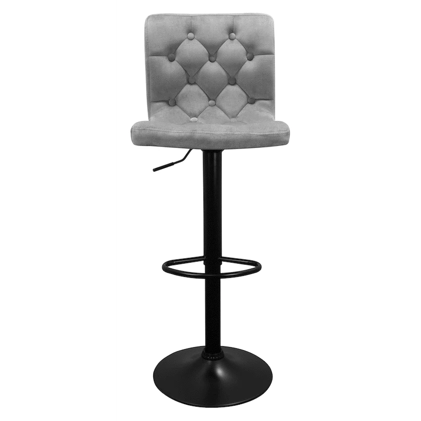Bayer Large Barstool Grey with black base