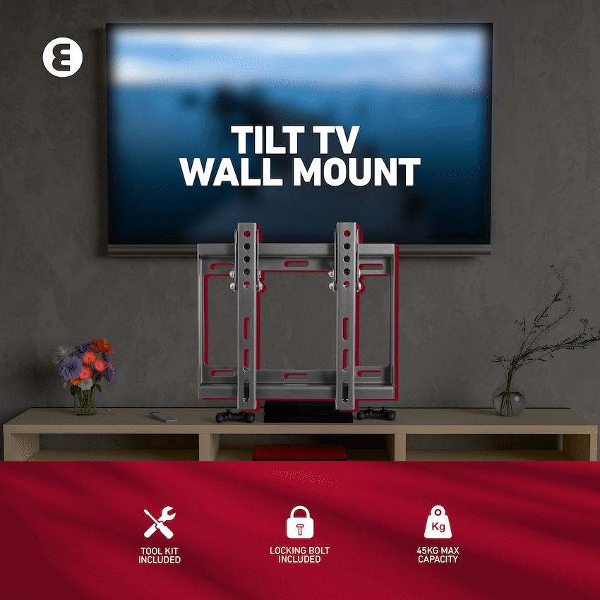 Ellies Solid series Tilt TV Wall Mount For 23" - 42" TVs - Guards On Duty Shop & Security Guards