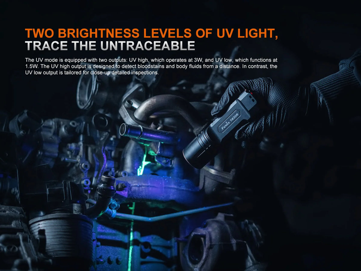 Fenix TK35R Rechargeable Tactical Flashlight 5800 Lumens
