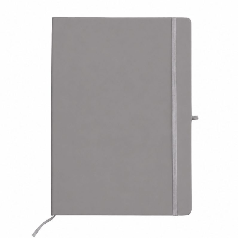 A4 Jalene Hardcover Notebook Grey