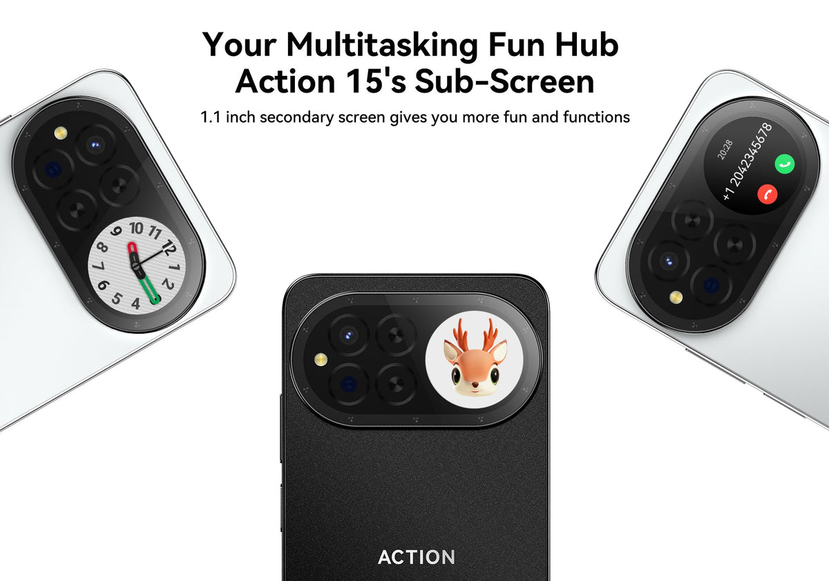 Smartphone/6.67 in/IP68/69K HD/Dual Display/18GB/256GB/48MP/Dual Sim/Fingerpr Recog/5100mAh/10W/Google Play.6mon batt warranty