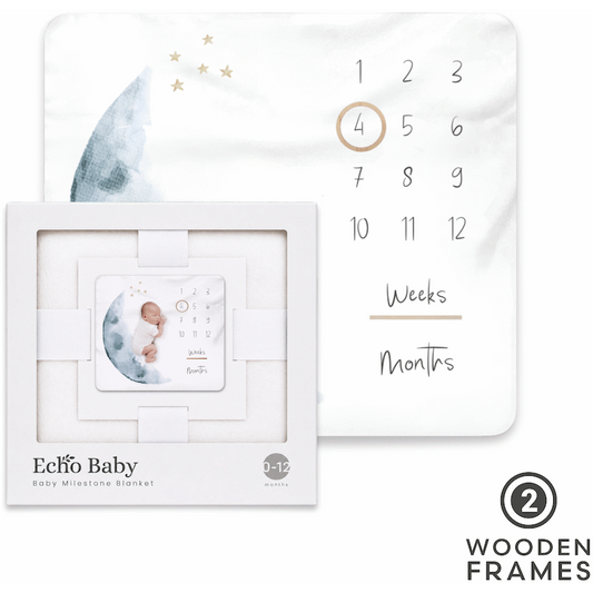 Echo Baby Milestone Blanket - Moon