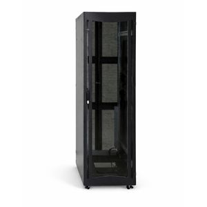 12U 600x600 Floor Server Cabinet - Glass - Networking