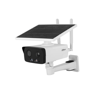 Dahua 4MP Bullet 50m IR 3.6mm - 4G - Solar Power - Built-in Mic - 8 GB eMMC Memory Guards On Duty Security