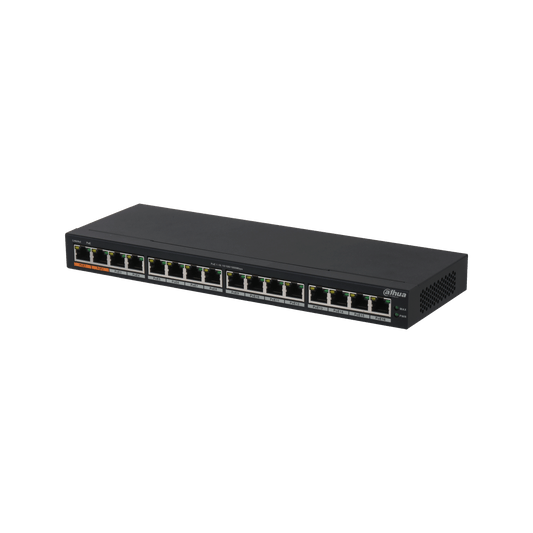 Dahua 16 Port Gigabit Unmanaged Switch - 16 POE Ports