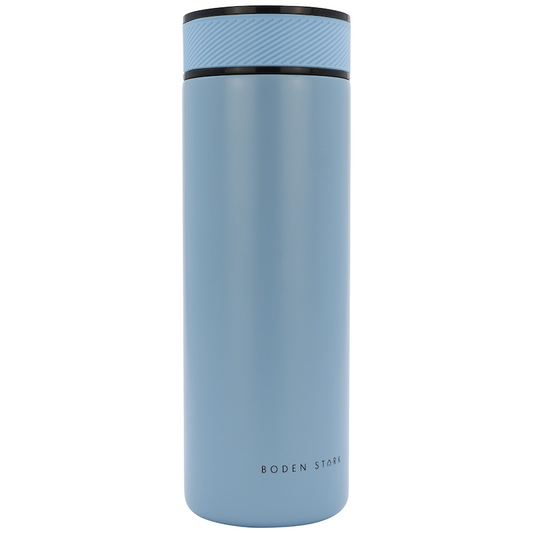 Boden Stark 650ml Double-Walled Flask - Blue - Guards On Duty Shop & Security Guards
