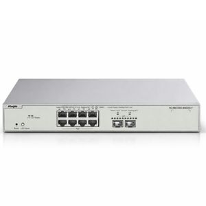 Reyee 8 Port 2.5Gbps PoE Cloud Managed Switch with 2 SFP+ 10GE Uplinks