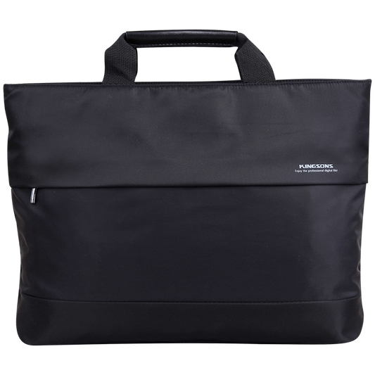 Kingsons 9.7" black shoulder laptop bag - Elite orange series
