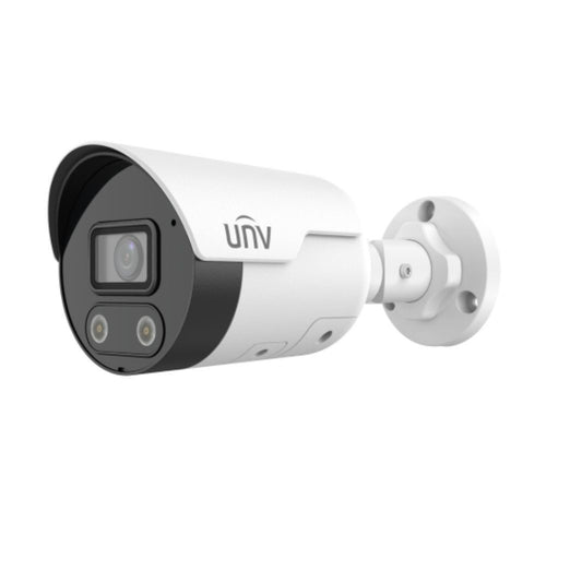 Uniview 8MP WDR Dual-light Alarm Bullet Network Camera - CCTV