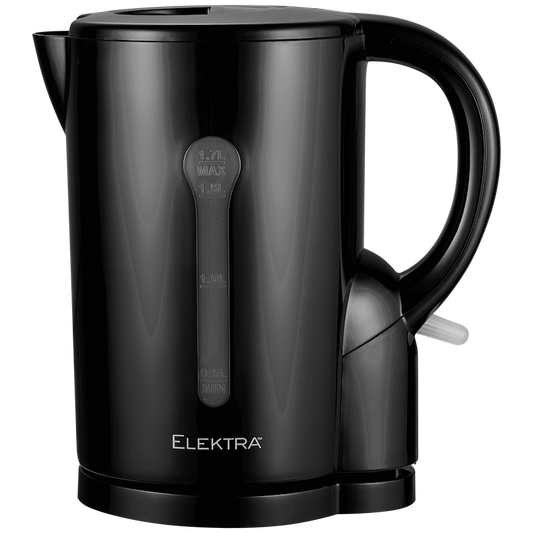Elektra 1.7l Plastic Cordless Kettle - Black