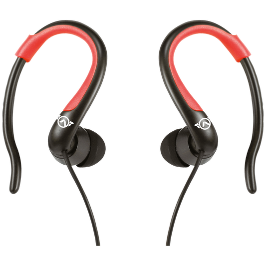 Amplify Sport Rapid Series Earbuds with Pouch - Black/Red - Guards On Duty Shop & Security Guards