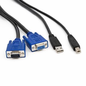 Cattex KVM VGA+USB Cable 5M - Accessories