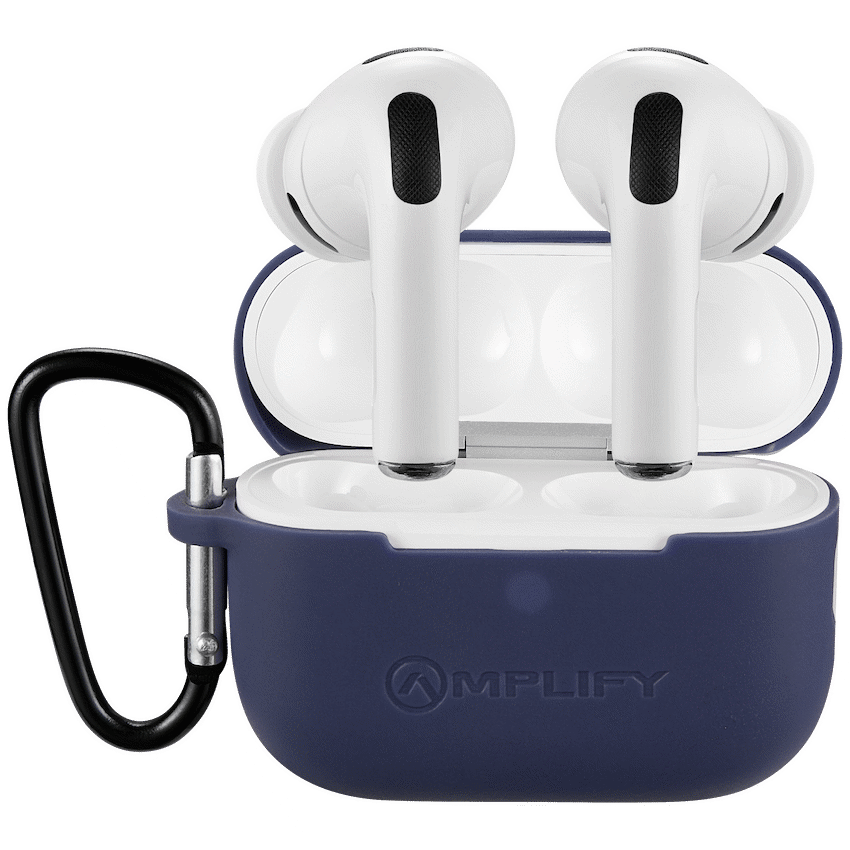 Amplify Note X 3 Series TWS Earphones - White Case + Blue Cover - Guards On Duty Shop & Security Guards