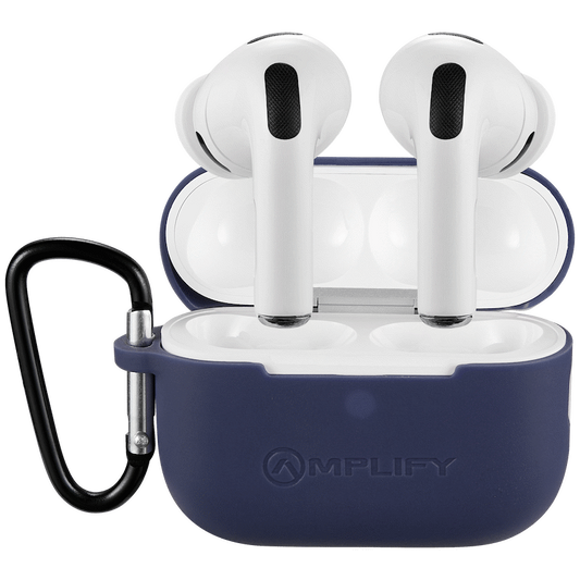 Amplify Note X 3 Series TWS Earphones - White Case + Blue Cover - Guards On Duty Shop & Security Guards