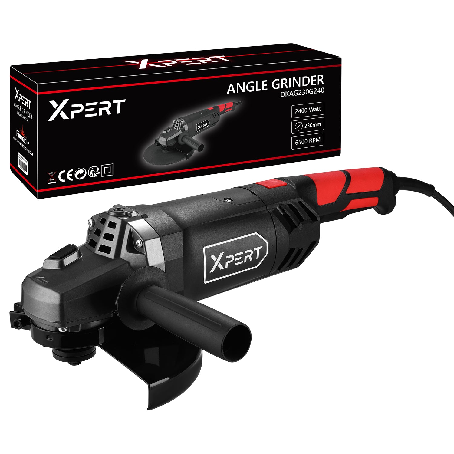 Pinnacle Xpert 230mm 2400W Angle Grinder Corded - Guards On Duty Shop & Security Guards