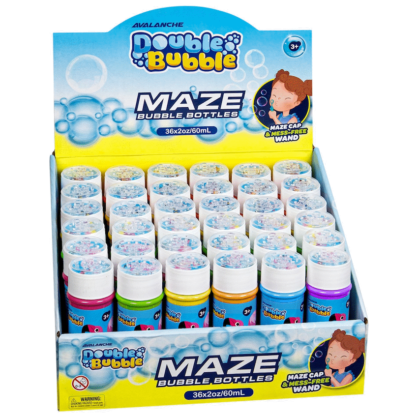 Avalanche Double Bubble - Maze (To Be Ordered in Qty of 36) - Guards On Duty Shop & Security Guards