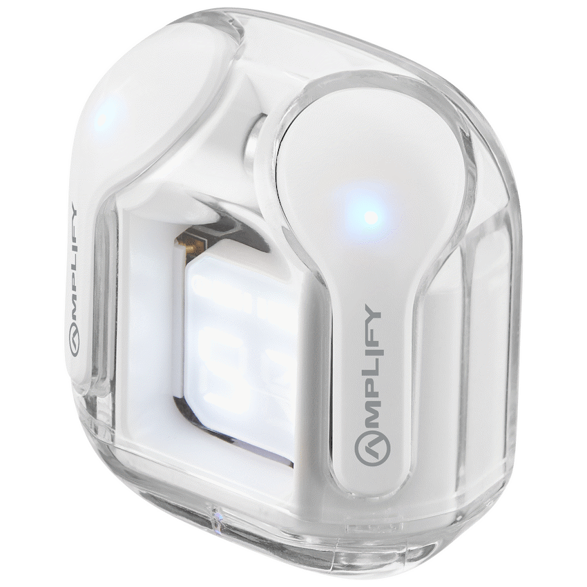 Amplify Lumina Series TWS Earphones - White - Guards On Duty Shop & Security Guards