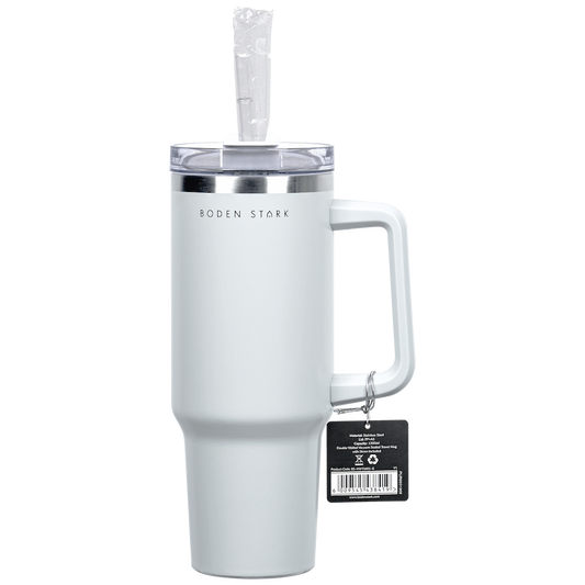 Boden Stark 1200ml Travel Mug - Grey - Guards On Duty Shop & Security Guards