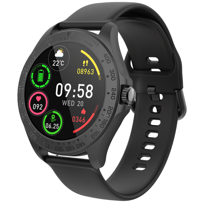 Volkano Vogue Series Fashion Smart Watch - Black