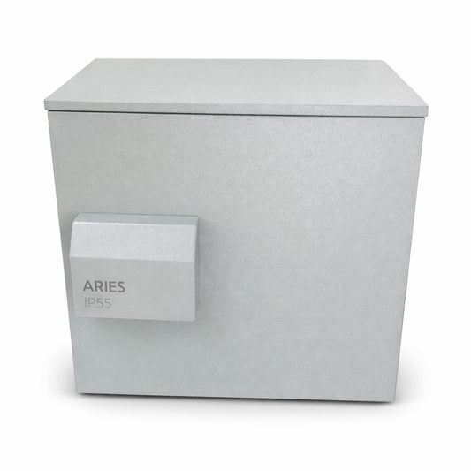 Cattex IP55 9U Wall Mount 19" Outdoor Grey 600mmx450mm - must add FANTRY02.IP55-W to order