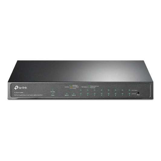 TP-Link TL-SG1210MPE 10-Port Gigabit Easy Smart Switch with 8-Port PoE+