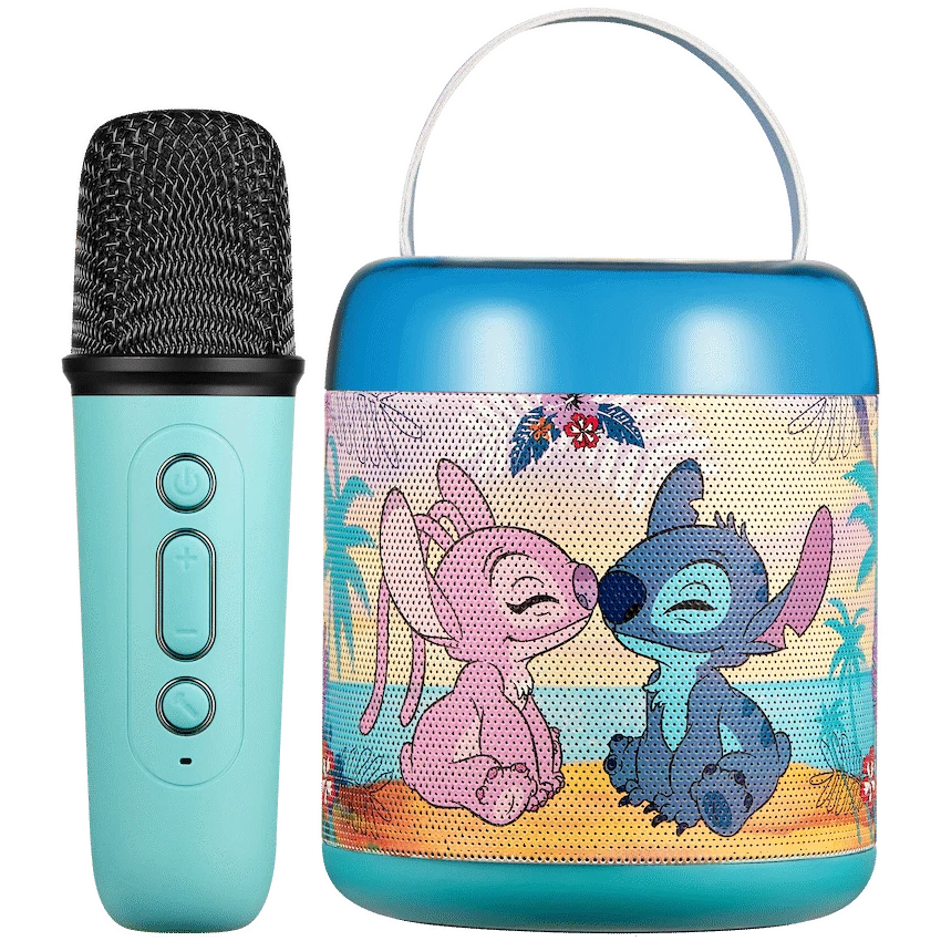 Disney Stitch Cylinder Karaoke Speaker with Bluetooth Microphone - Guards On Duty Shop & Security Guards