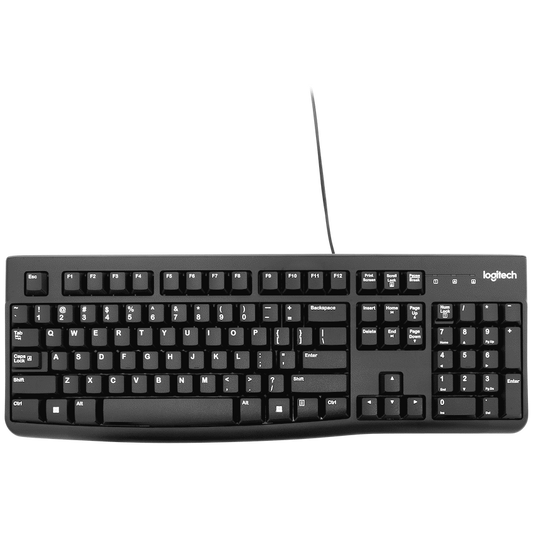 Logitech(R) K120 Corded Keyboard -  - USB - Guards On Duty Shop & Security Guards