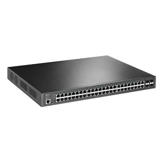 TP-Link Omada 52-Port Gigabit PoE+ L2+ Switch 48×1G PoE+ 4×1G SFP 384W 1U Rackmount