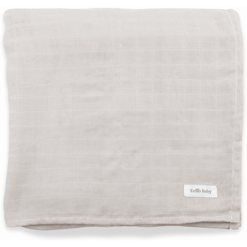 Echo Baby Muslin Swaddle Blanket - Stone - Guards On Duty Shop & Security Guards