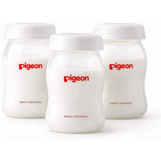Pigeon Milk Storage Bottle 160ml + Disk (3 Pc)