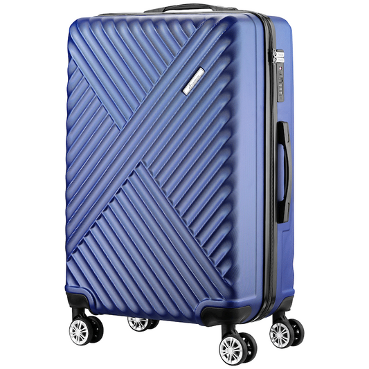 Travelwize Astra ABS 77cm 4-Wheel Spinner Luggage - Navy