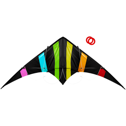 Quest Dual Line Delta Stunt 180cm Kite - Multi