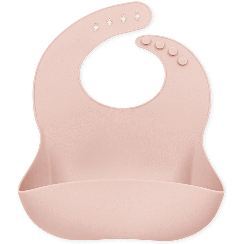 Echo Baby Silicone Bucket Bib - Rose - Guards On Duty Shop & Security Guards