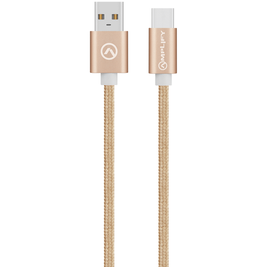 Bounce Cord Series Braided Micro USB Cable 2m - Champagne Gold - Guards On Duty Shop & Security Guards