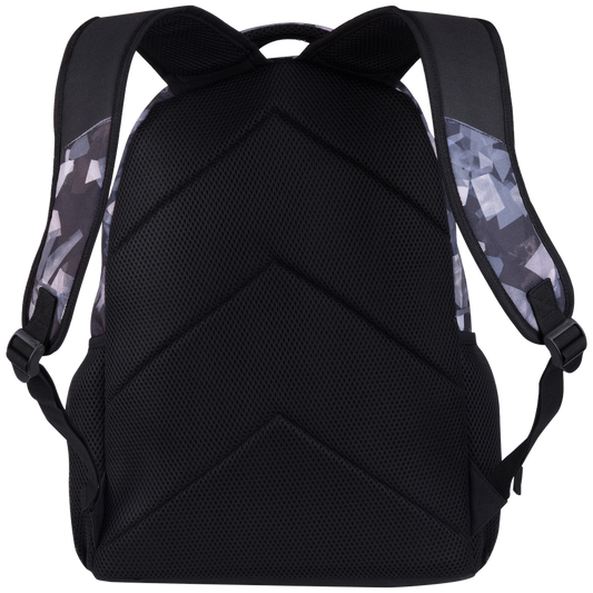 Volkano Champ Shattered Geo Backpack 22L - Black