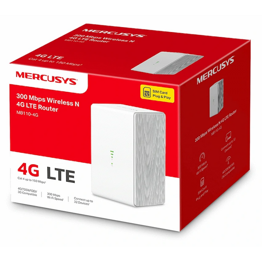 Mercusys 300Mbps Wireless N 4G LTE Router