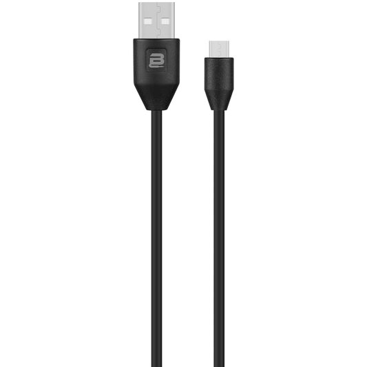 Bounce Cord Series 1.2m Micro USB Cable - Black - Guards On Duty Shop & Security Guards