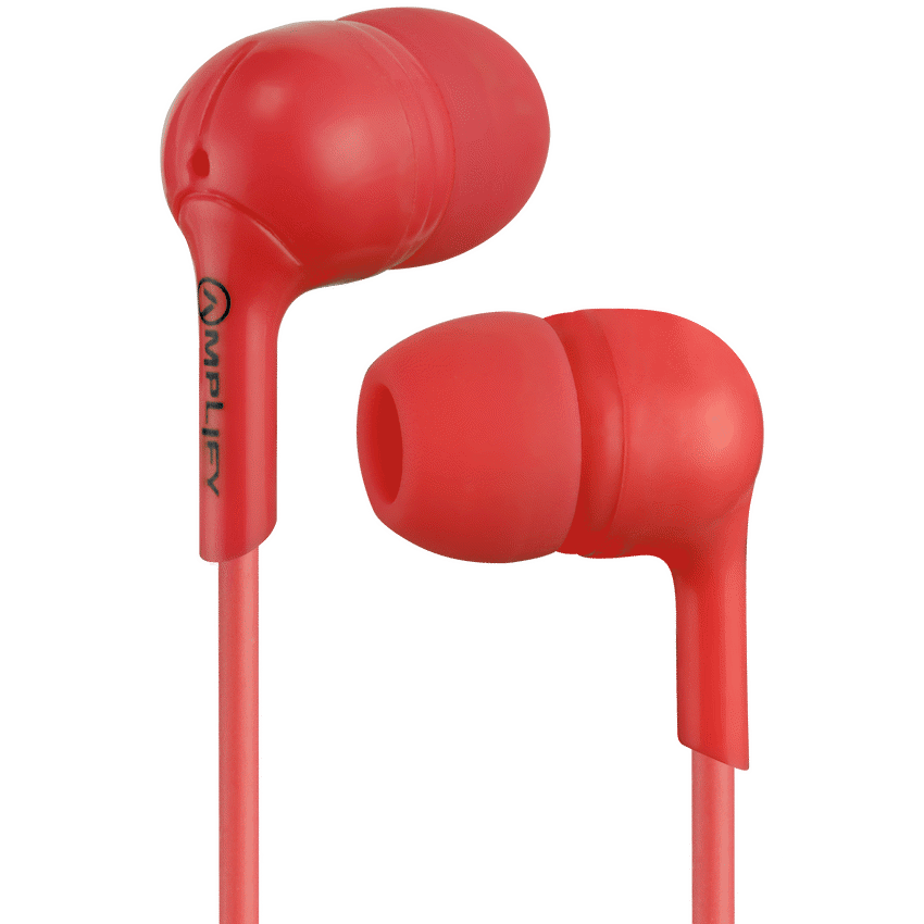 Amplify Jazz Series Earphones - Red - Guards On Duty Shop & Security Guards