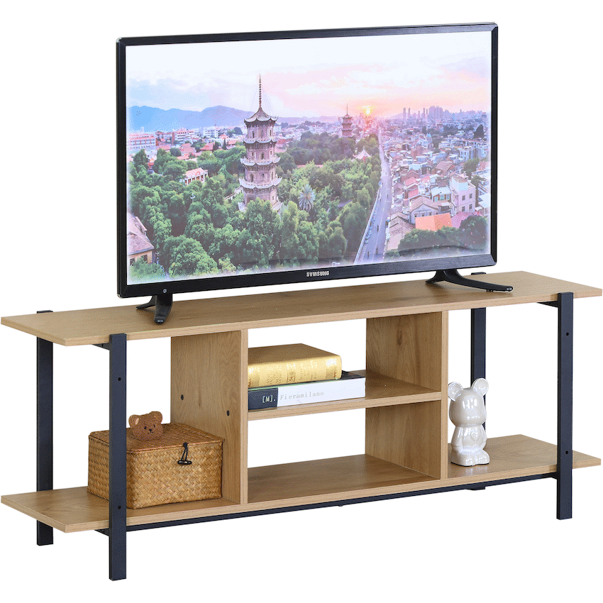 Everfurn Sable TV Stand - Oak - Guards On Duty Shop & Security Guards