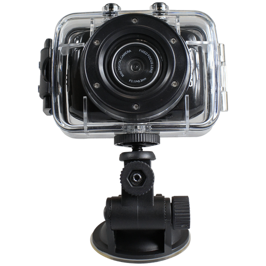 Volkano Excite Cam - HD Action Cam 720P/1.3MP - Black
