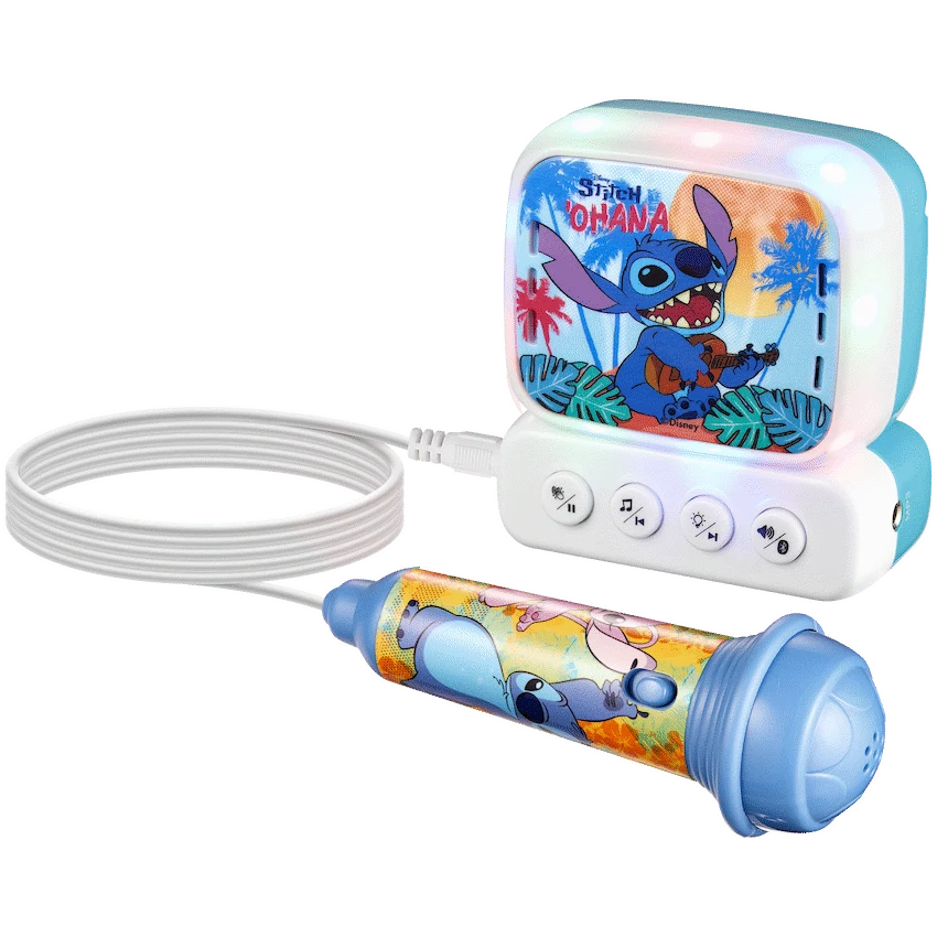 Disney Stitch Bluetooth Mini Karaoke Machine with Belt Hook - Guards On Duty Shop & Security Guards