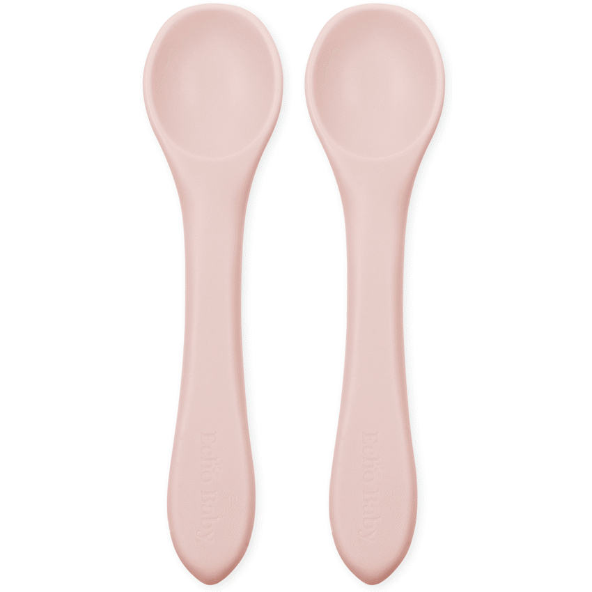 Echo Baby Silicone Feeding Spoons 2-Pack - Rose - Guards On Duty Shop & Security Guards