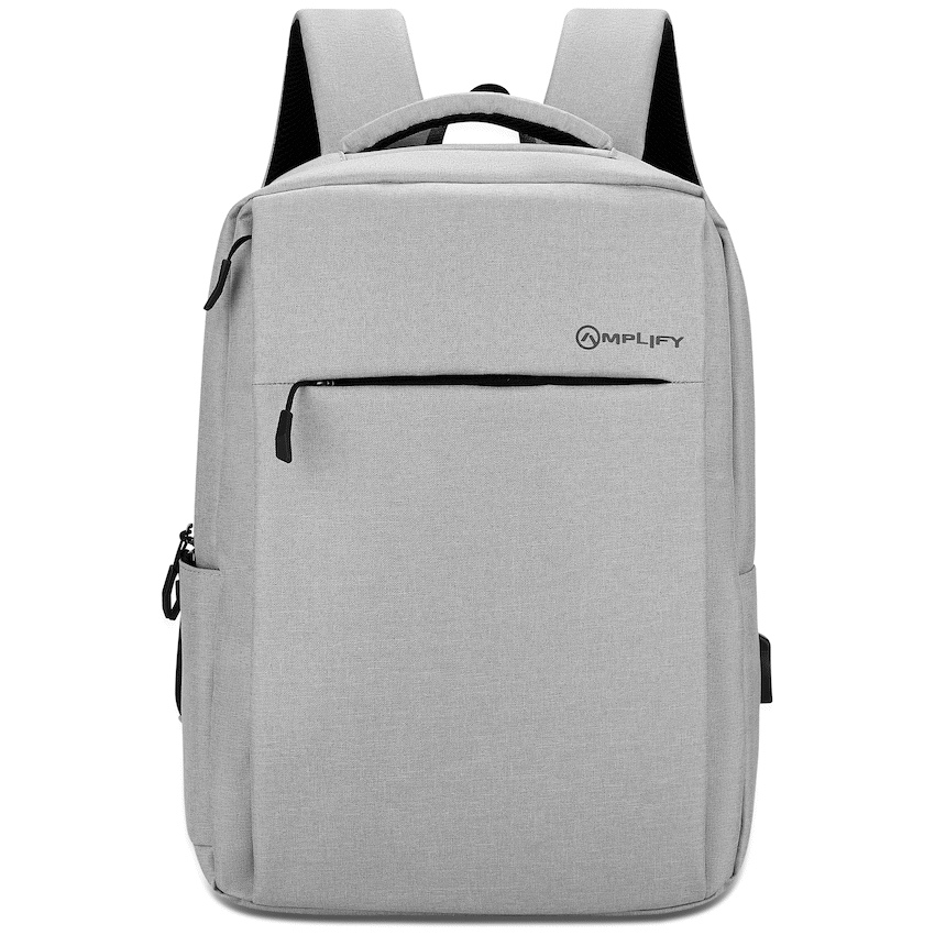 Amplify Cuba 15.6" Laptop Backpack Grey - Guards On Duty Shop & Security Guards