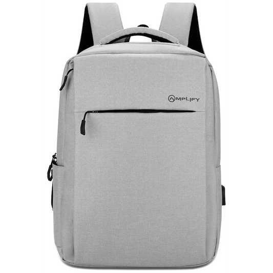 Amplify Cuba 15.6" Laptop Backpack Grey - Guards On Duty Shop & Security Guards