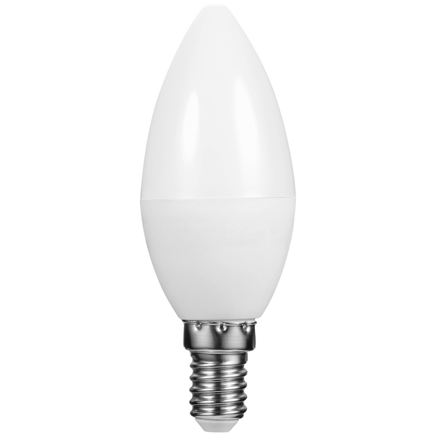Switched 5w Candle LED Light Bulb E14 - Cool White
